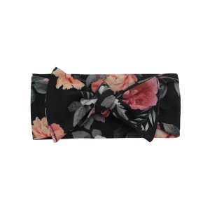 Adjustable Headband - Midnight Blossom