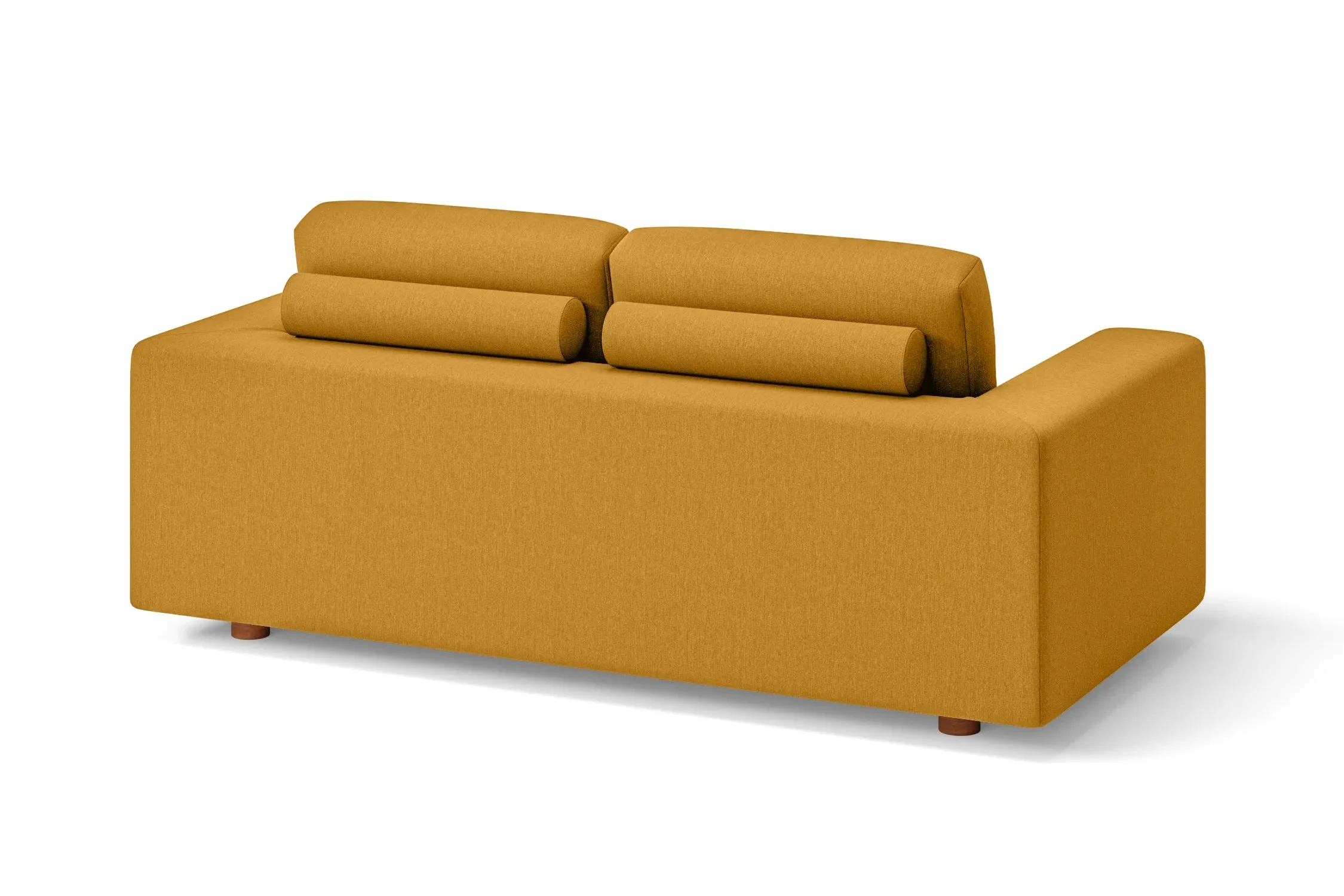 Arezzo 2 Seater Sofa Yellow Linen Fabric