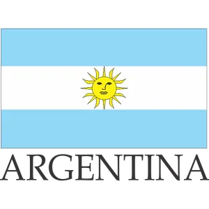 Argentina Embroidered Flag Badge