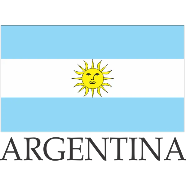 Argentina Embroidered Flag Badge