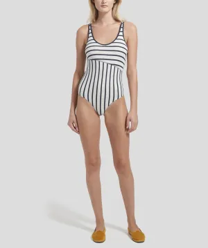 ATM Modal Rib Striped Bodysuit - FINAL SALE