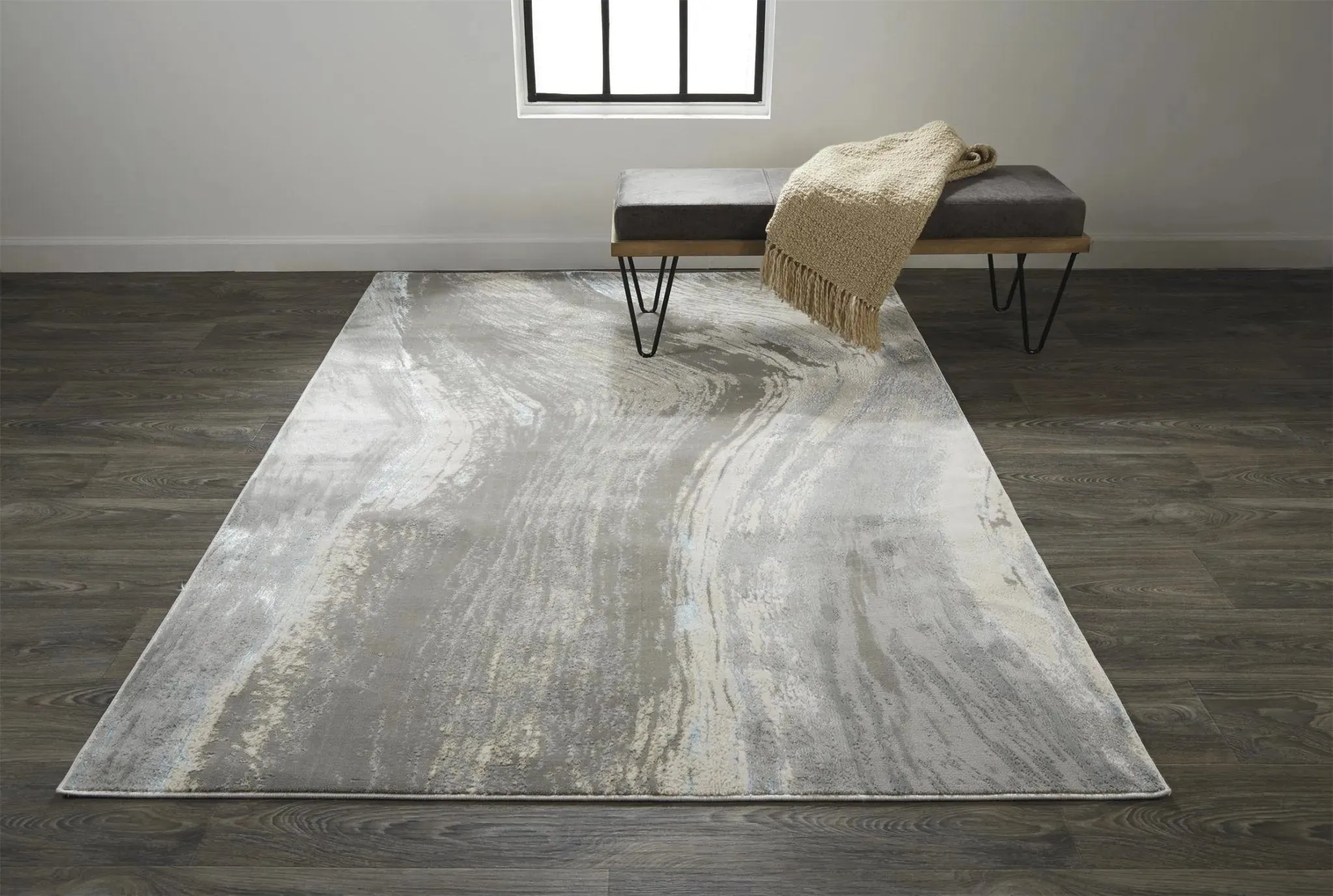 Azure AZR3524F Grey/Ivory Rug