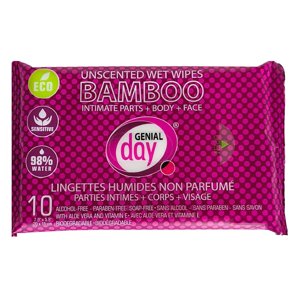 Bamboo Wet Wipes Unscented