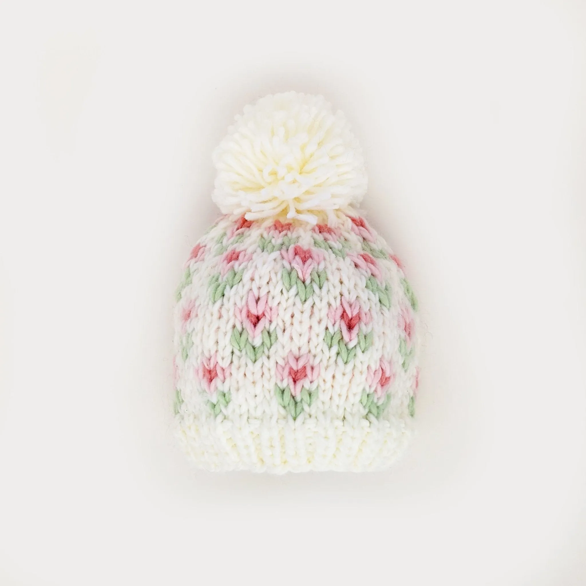 Bitty Blooms Blush Beanie