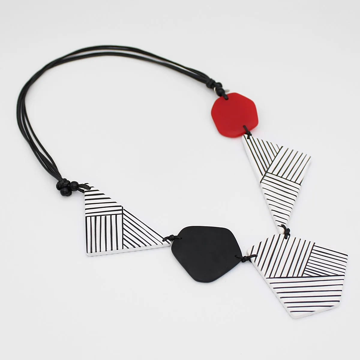 Black and Red Zenith Necklace