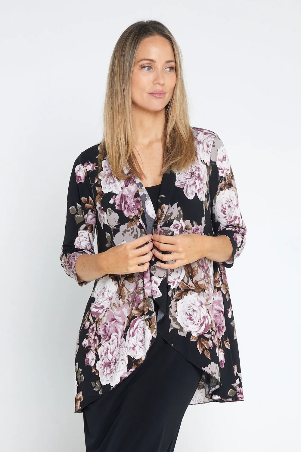 Chelsea Jacket - Mauve Roses