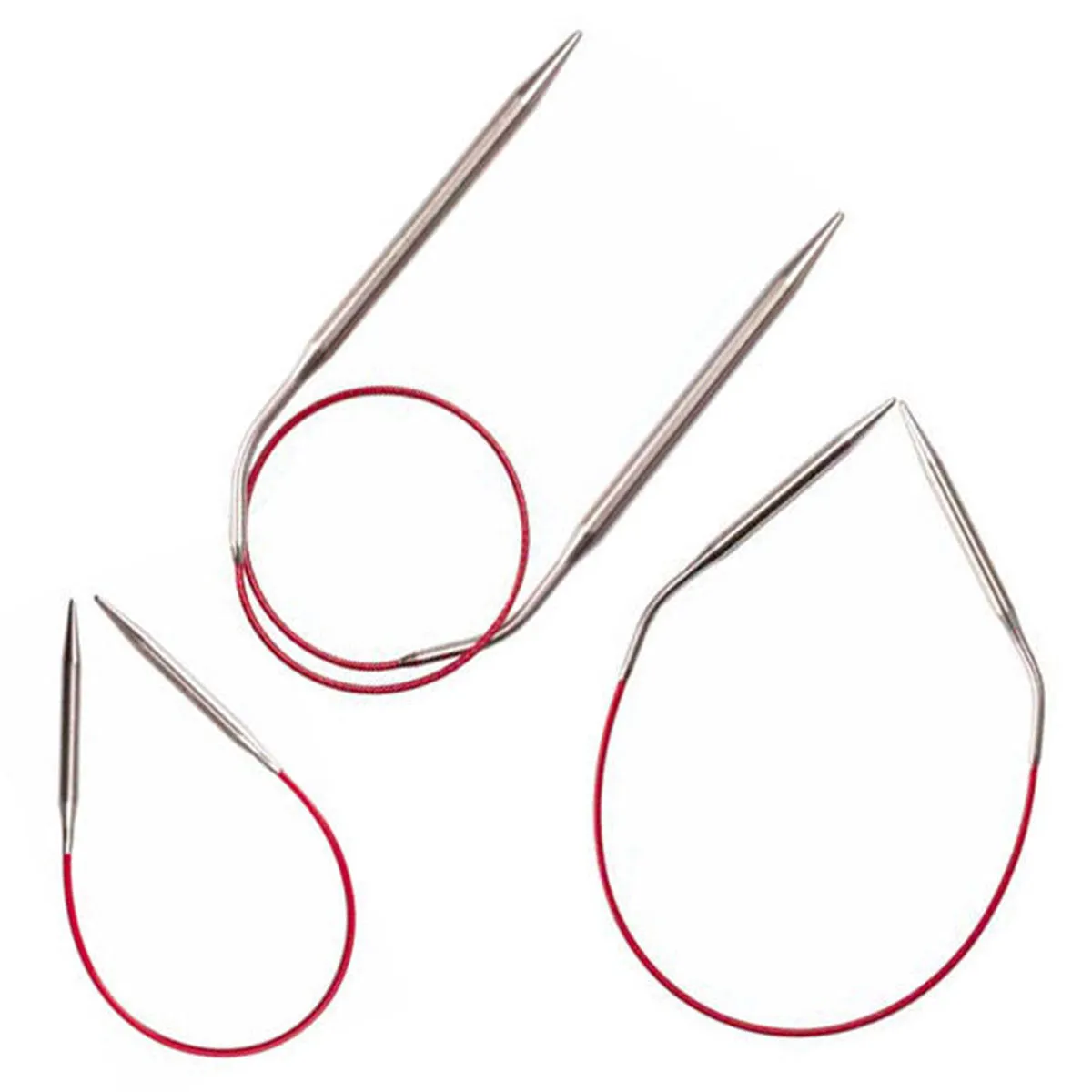 ChiaoGoo Knit RED Circular Needles - US 0 (2.00mm) - 40"