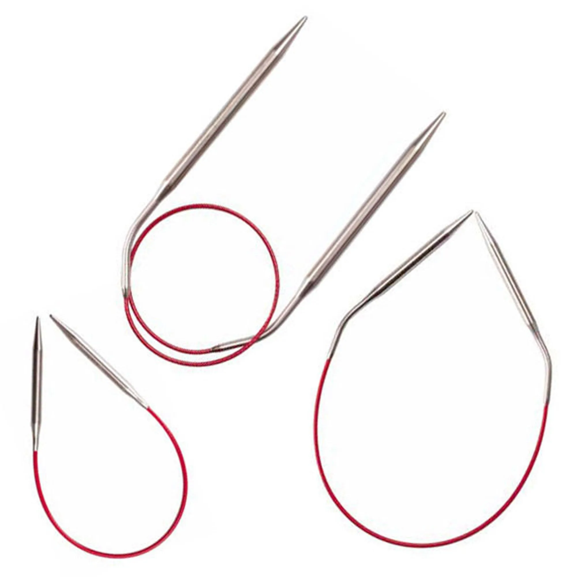 ChiaoGoo Knit RED Circular Needles - US 10.5 (6.50mm) - 40"