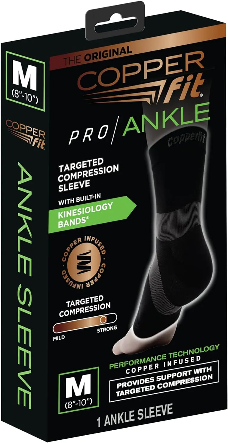 Copper Fit Pro Series Ankle Compression Sleeve