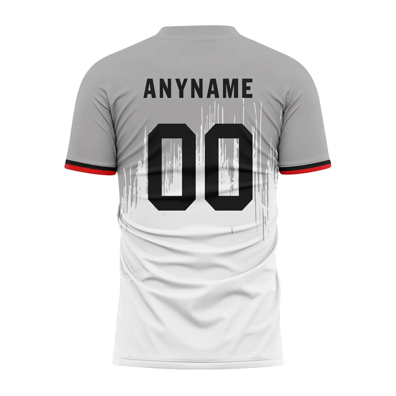 Custom Gray White Soccer Sets Jersey Personalized SCJ101-D28027