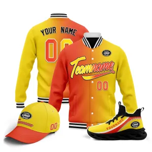 Custom Jacket MaxSoul Shoes and Hat Combo Offer Personalized Combo ZH-D028015-4