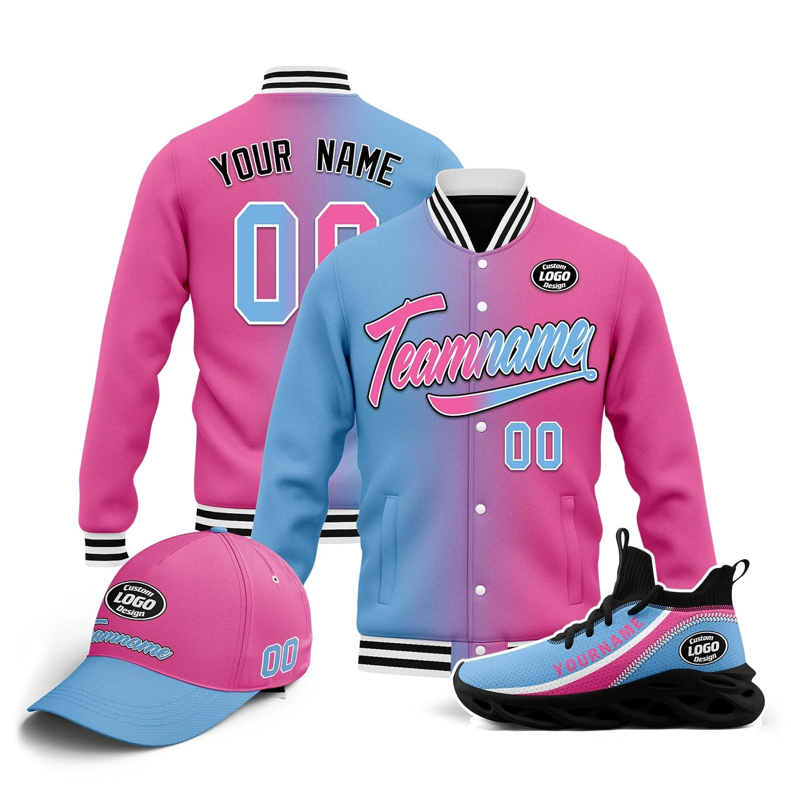 Custom Jacket MaxSoul Shoes and Hat Combo Offer Personalized Combo ZH-D028016-30