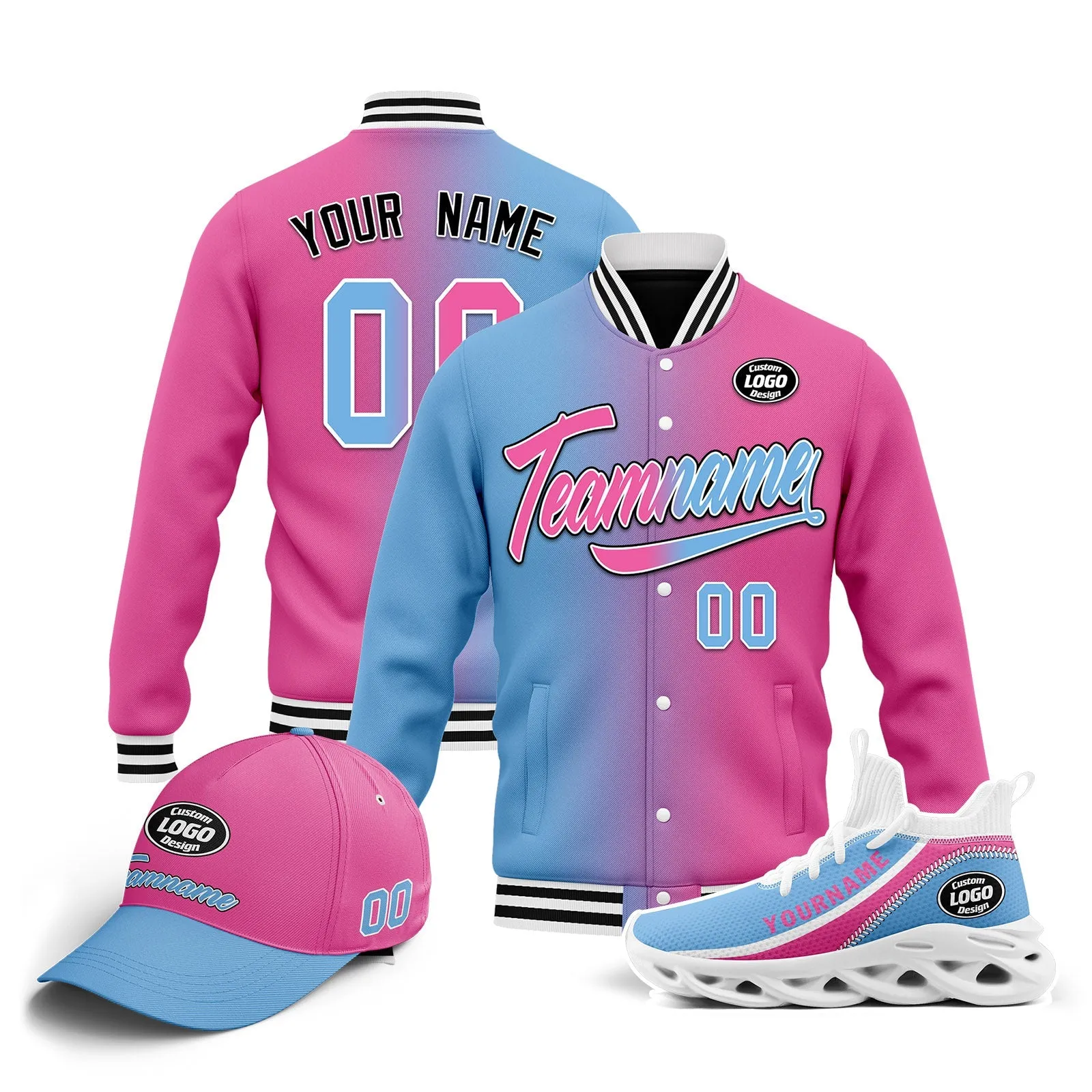 Custom Jacket MaxSoul Shoes and Hat Combo Offer Personalized Combo ZH-D028016-30