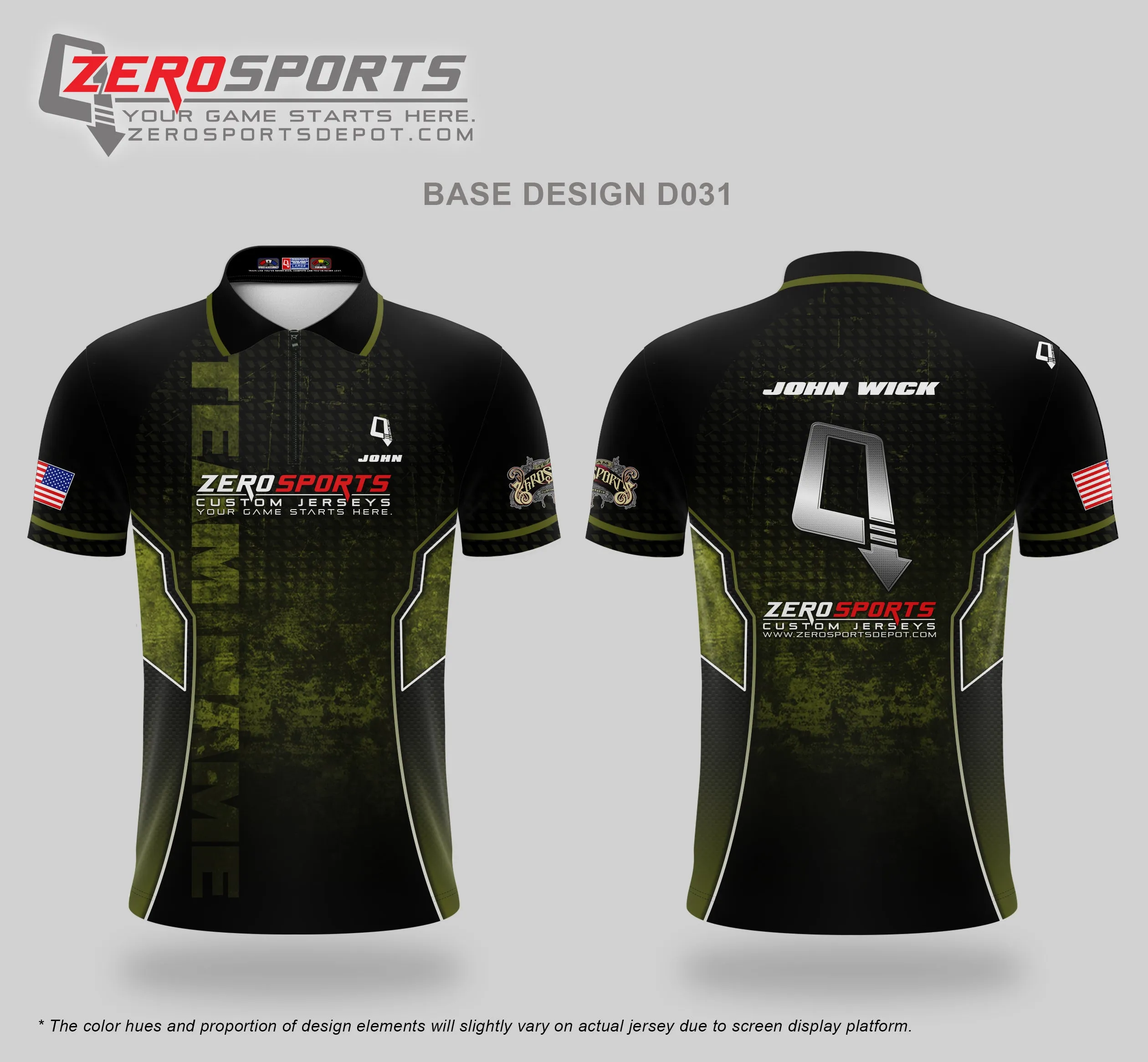 Custom Jersey Base Design #031