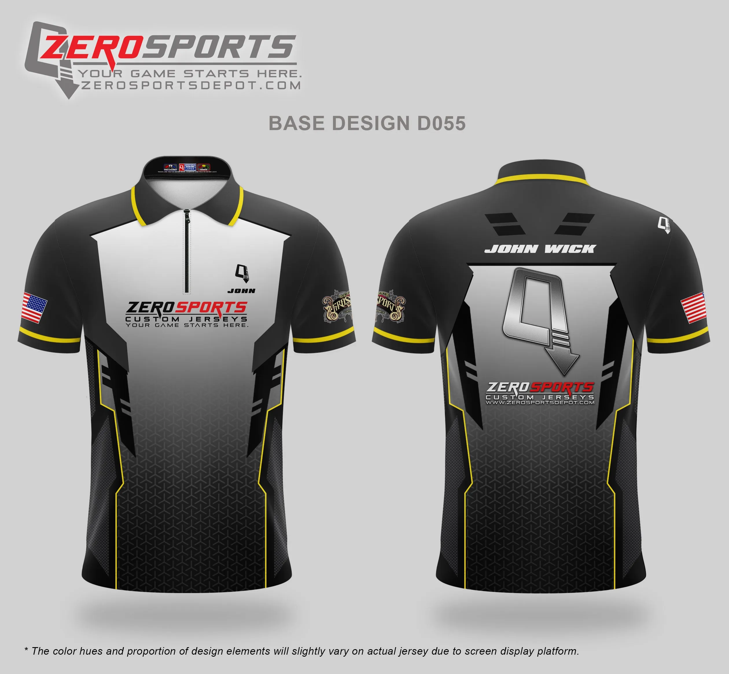 Custom Jersey Base Design #055