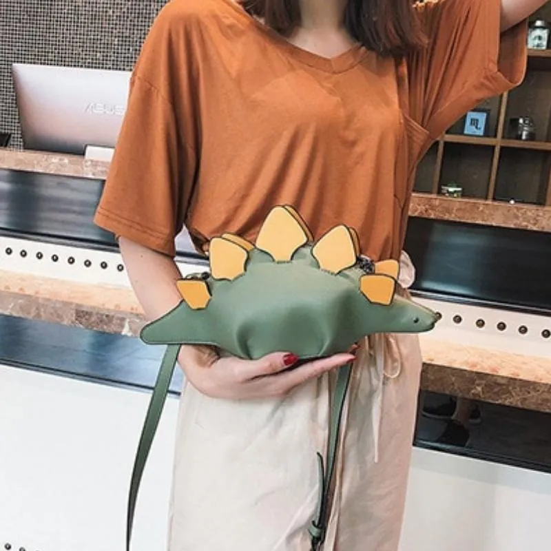 Cute and Funny Dinosaur Cross-body Handbags