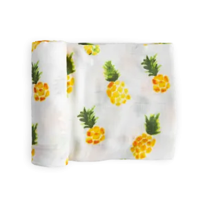 Deluxe Muslin Swaddle Blanket - Pineapple