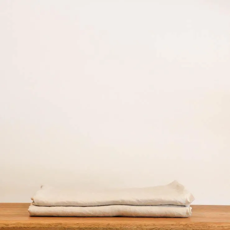 French Linen Pillowcase – Euro (Oxford Edge)