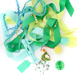 Gift Topper Kit Christmas Blue And Green