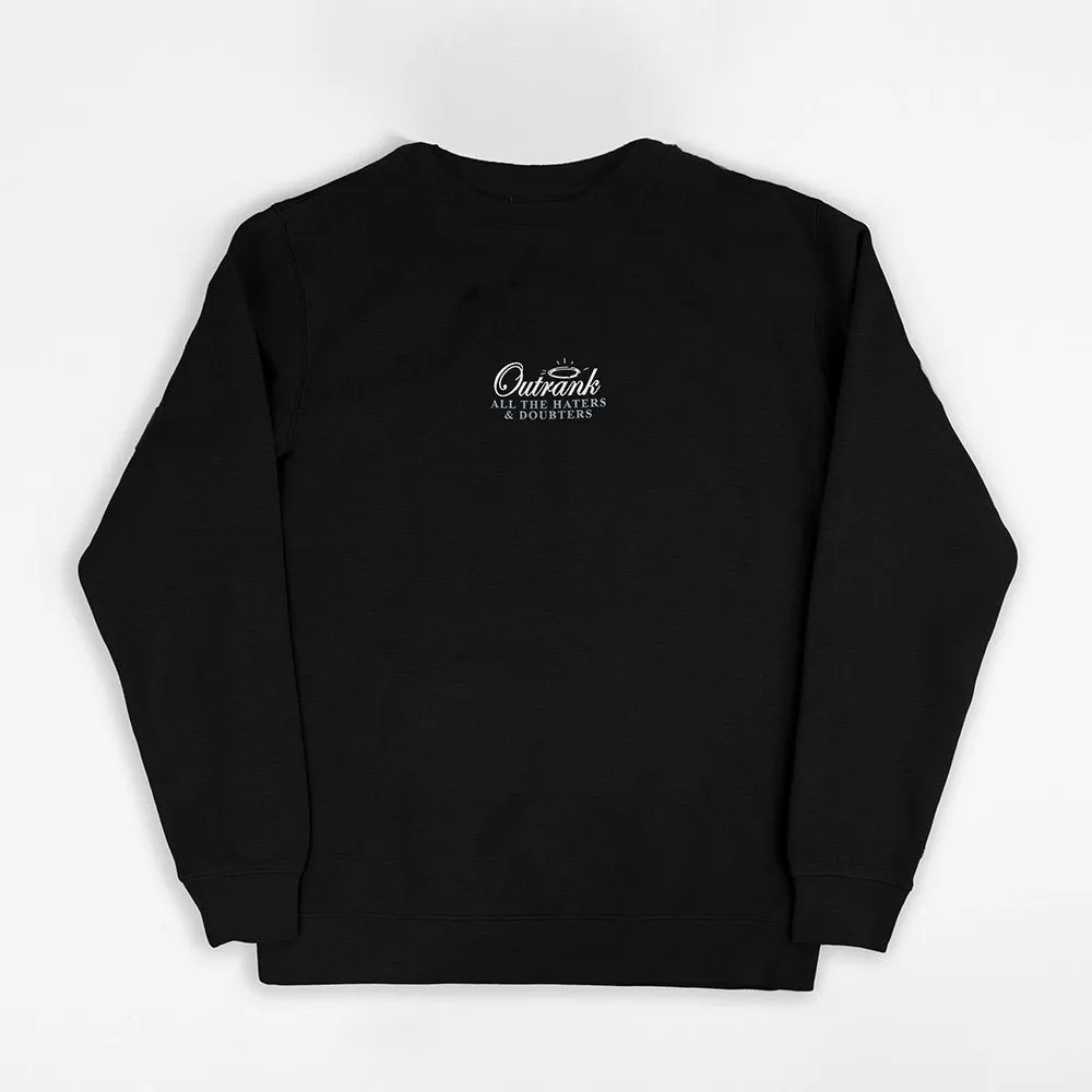 Haters and Doubters Embroidered Crewneck Fleece