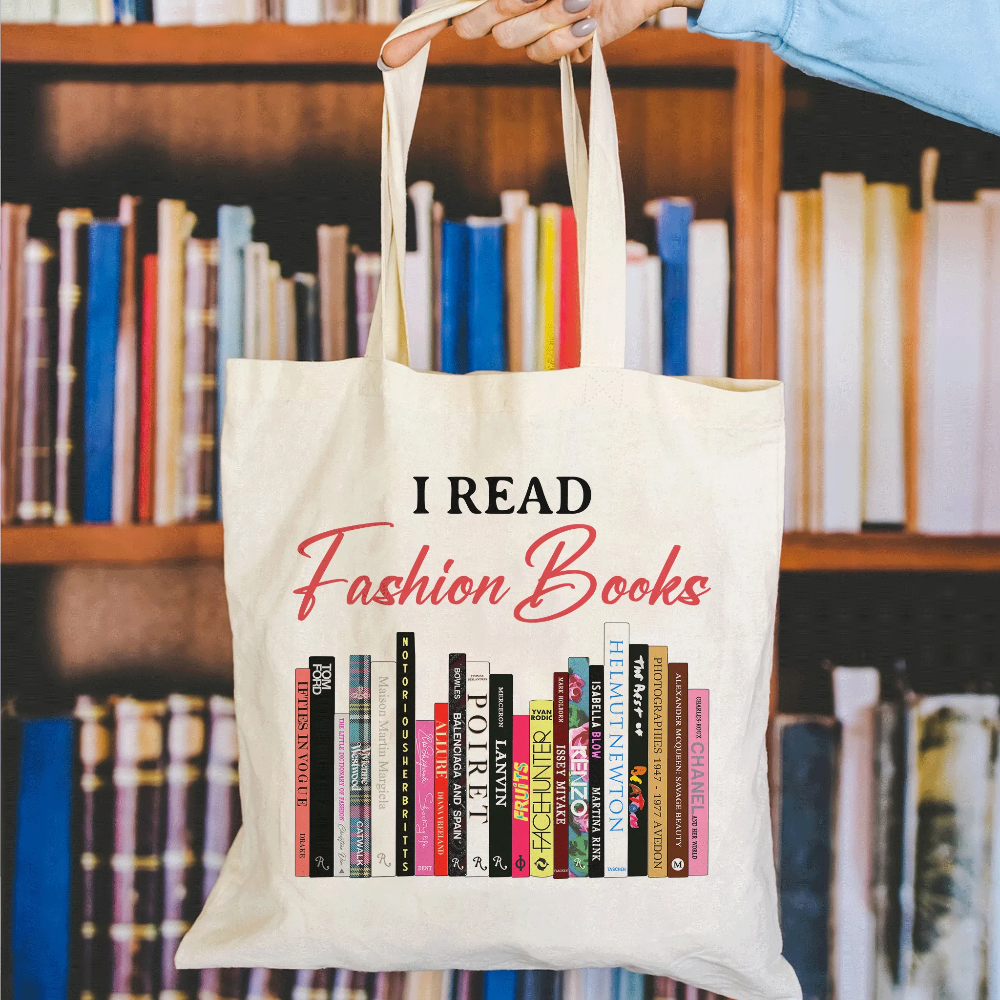 I Read Fashion Books Book Lovers Gift TBW357