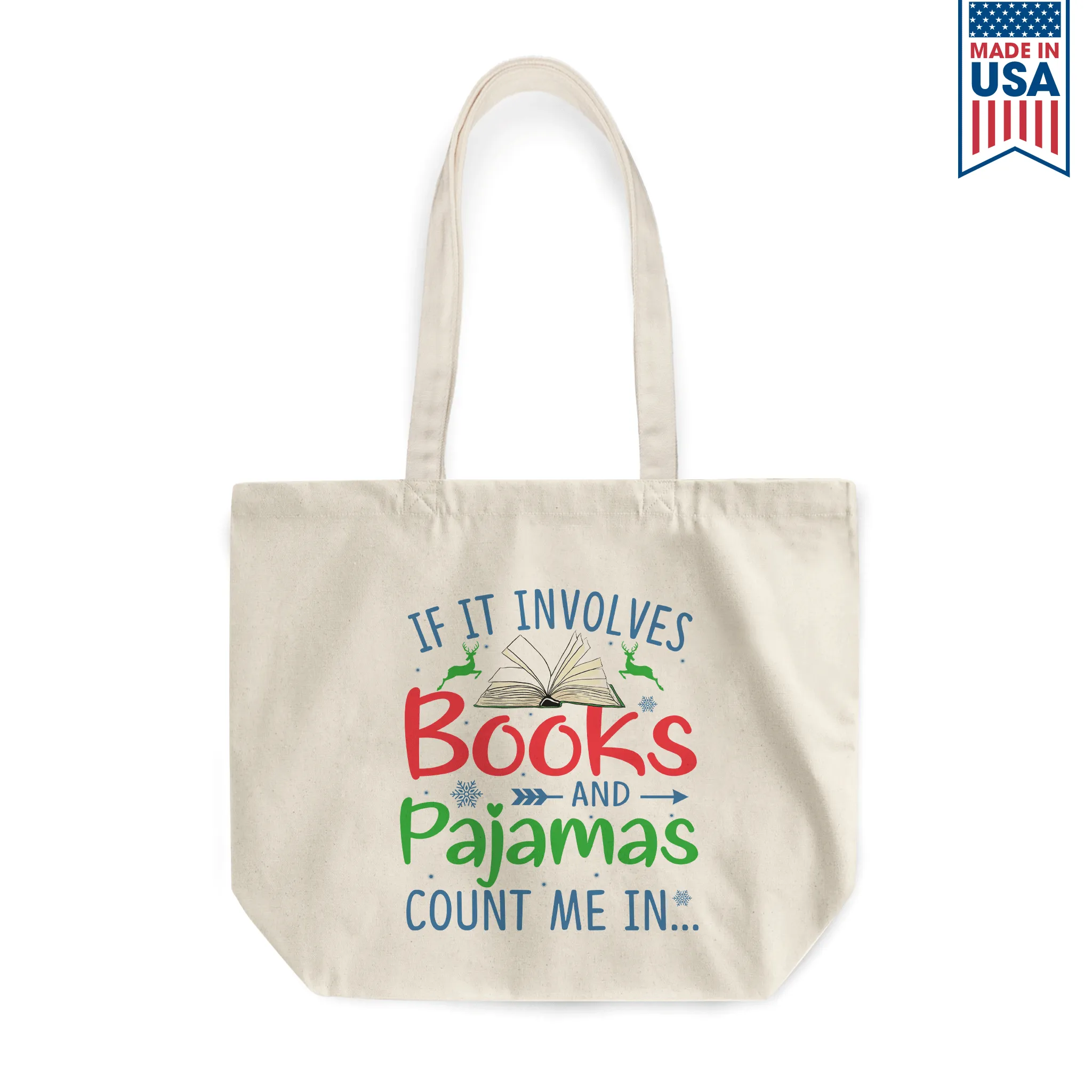 If It Involves Books And Pajamas Count Me In Book Lovers Gift TBW263