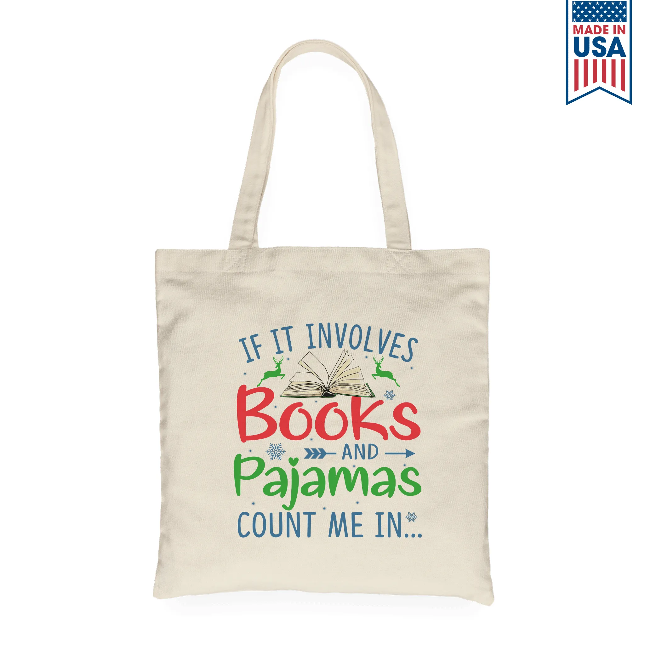 If It Involves Books And Pajamas Count Me In Book Lovers Gift TBW263