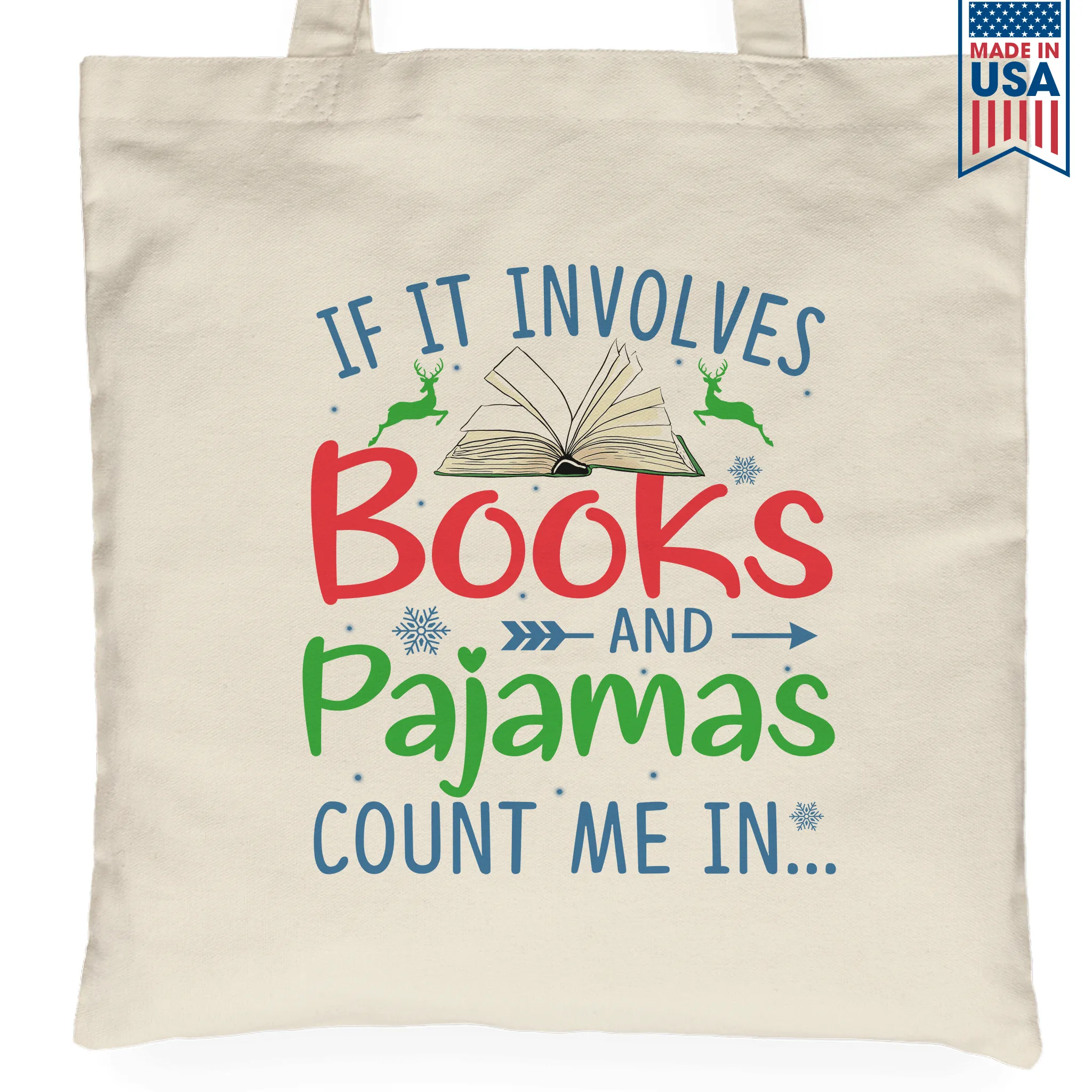 If It Involves Books And Pajamas Count Me In Book Lovers Gift TBW263