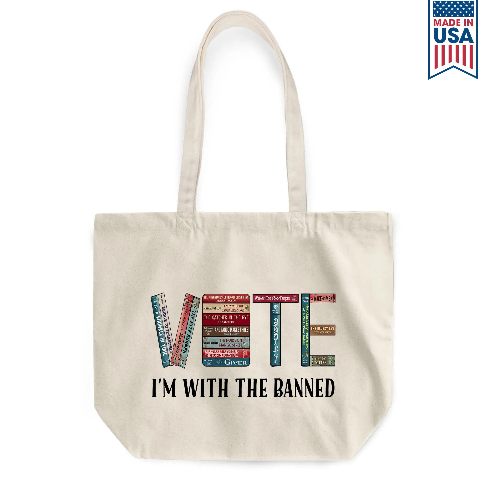 I'm With The Banned V Book Lovers Gift TBW551