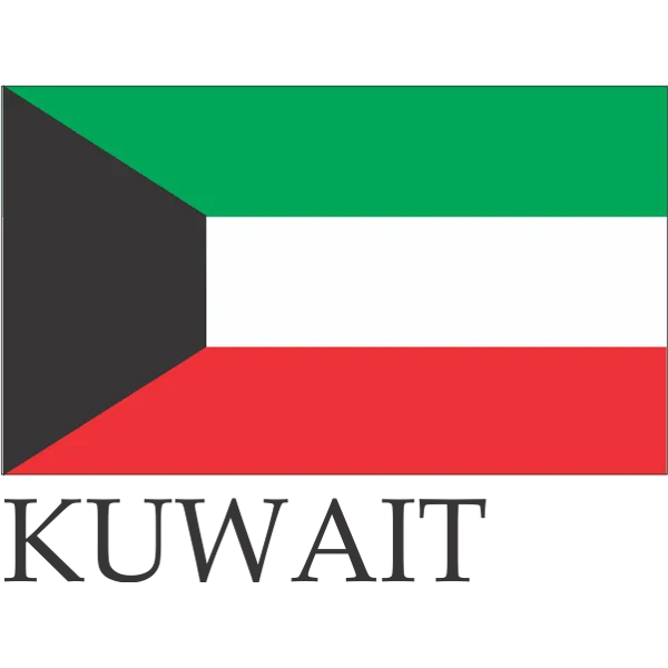 Kuwait Embroidered Flag Badge