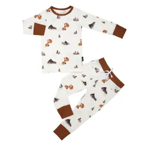 Long Sleeve PJ Set - Foxes