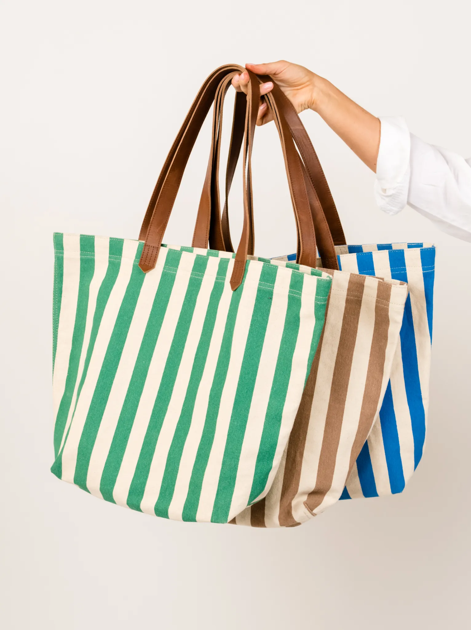 Mandrell Cabana Striped Tote