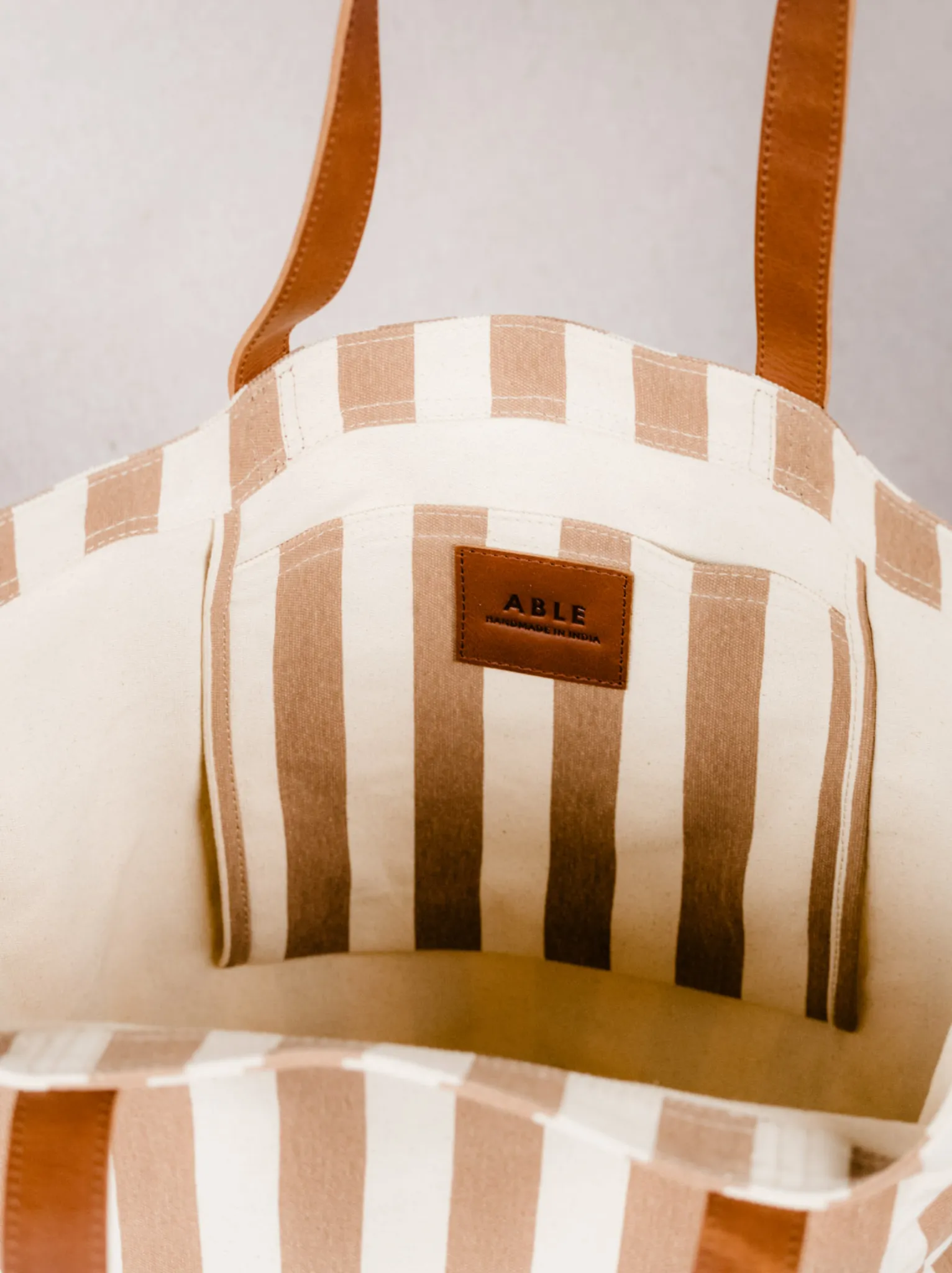 Mandrell Cabana Striped Tote