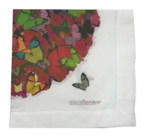 MARIPOSA POP 22"X22" HEMSTITCH DINNER NAPKIN, SET OF 4