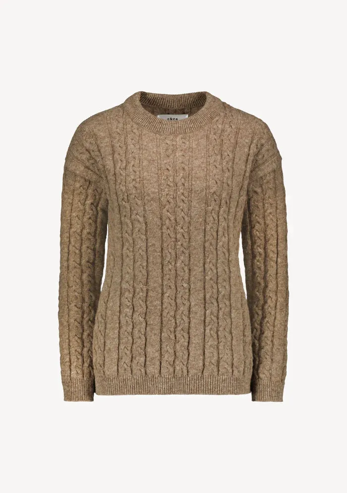 Meri Cable Knit Beige