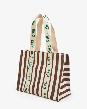 Mocha Noemie Ciao Tote