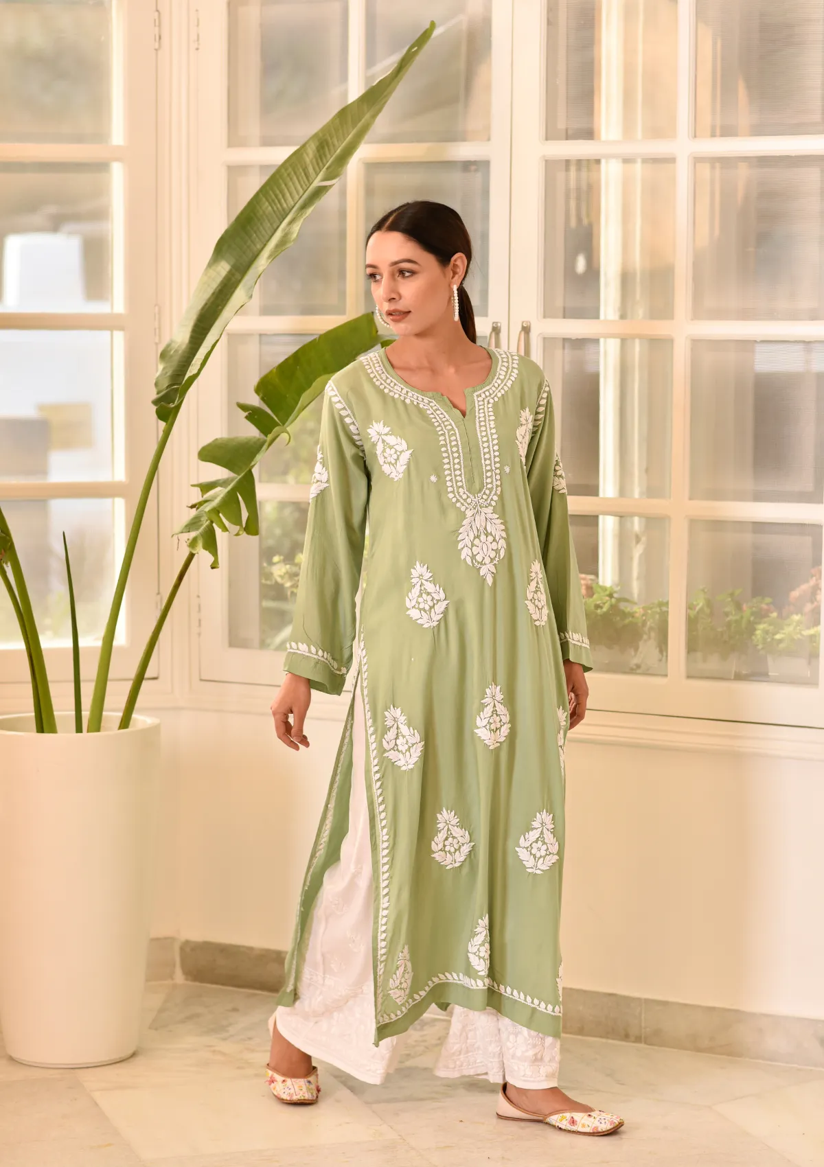 Nasira Modal Straight Kurta