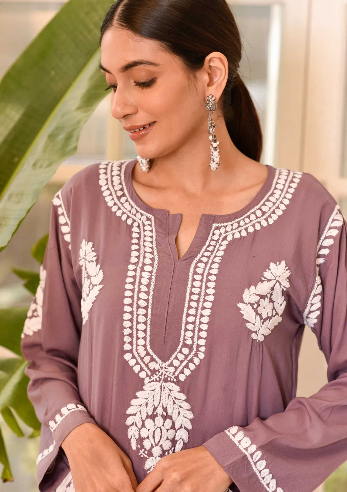 Nasira Modal Straight Kurta