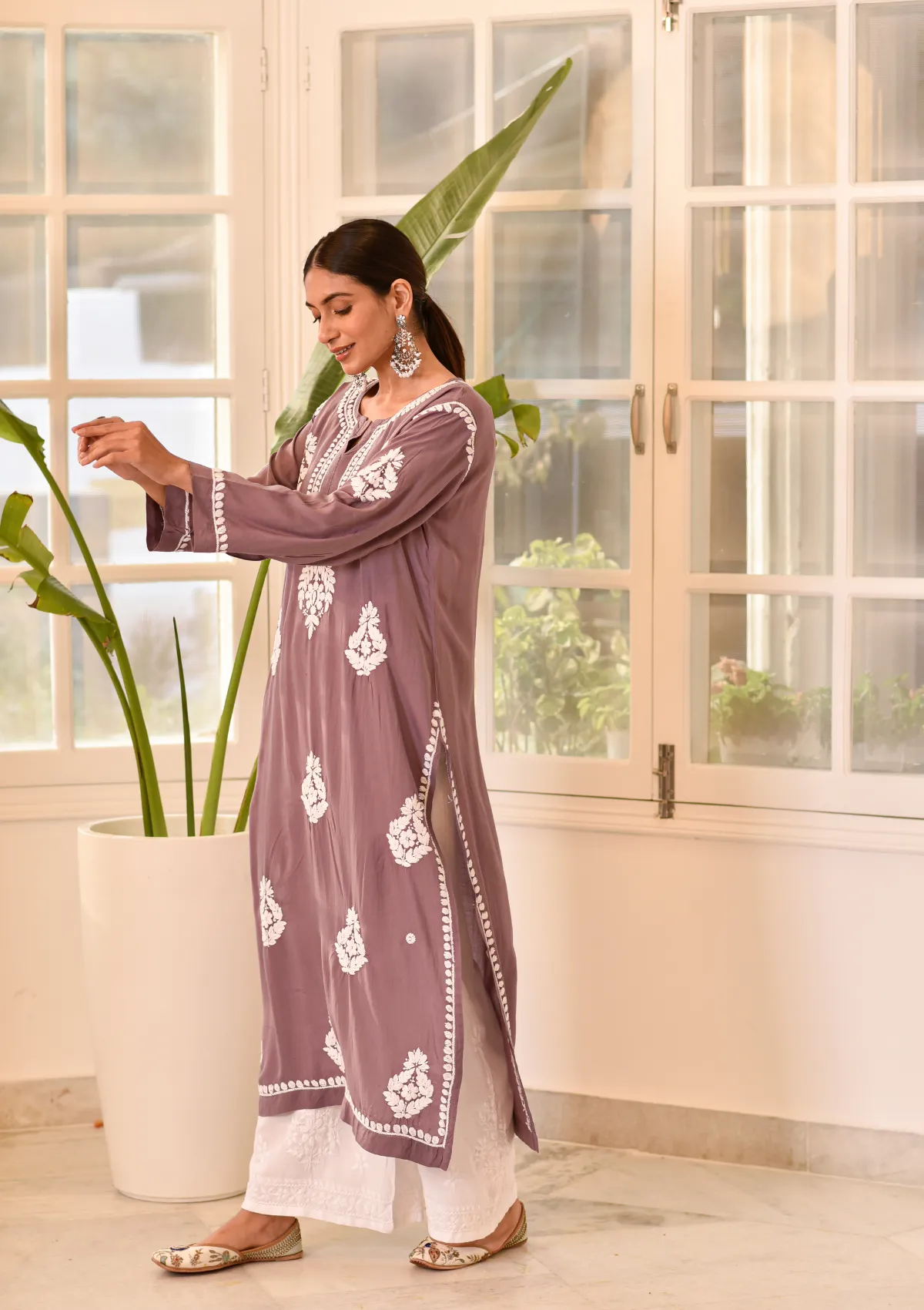 Nasira Modal Straight Kurta