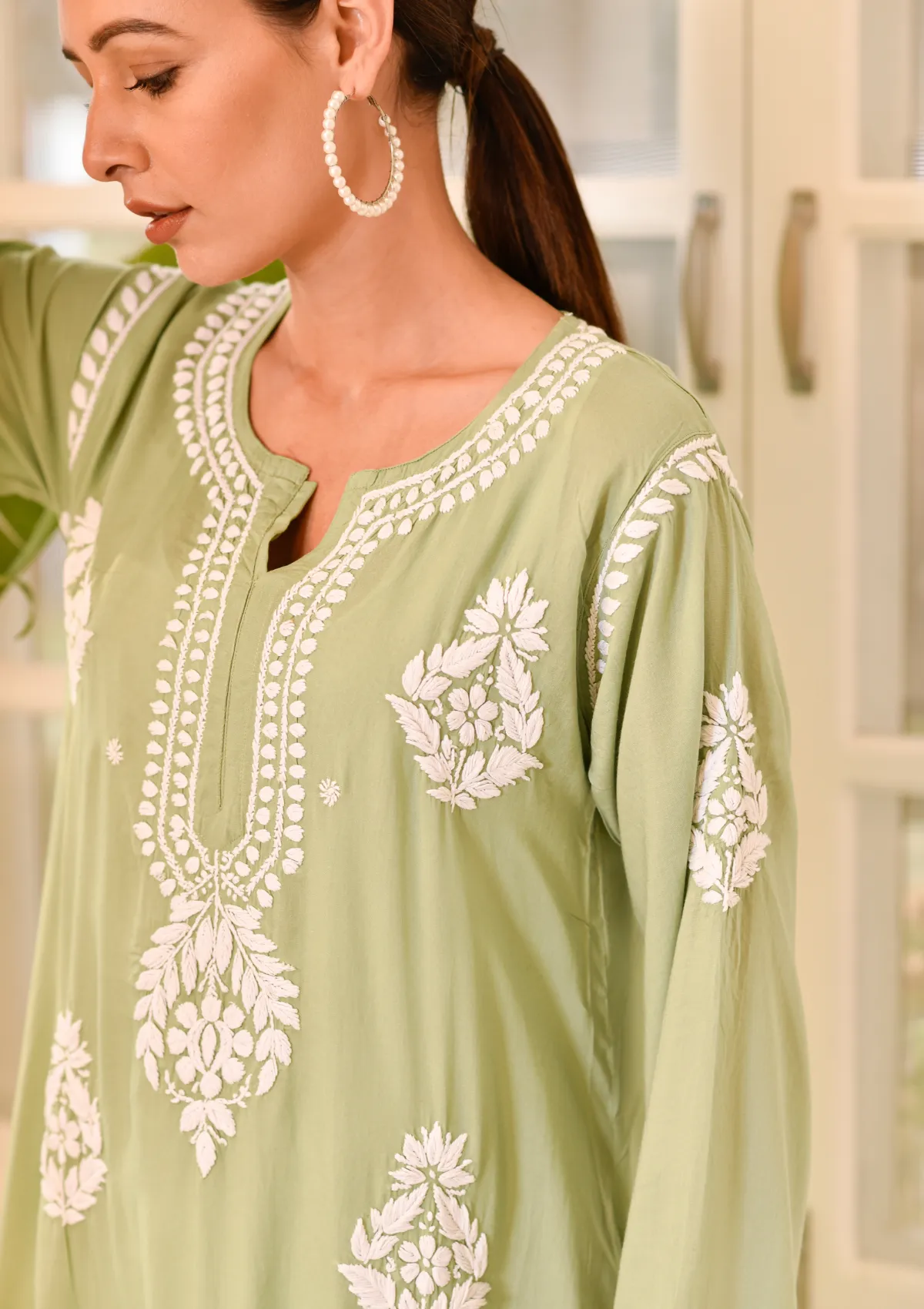 Nasira Modal Straight Kurta