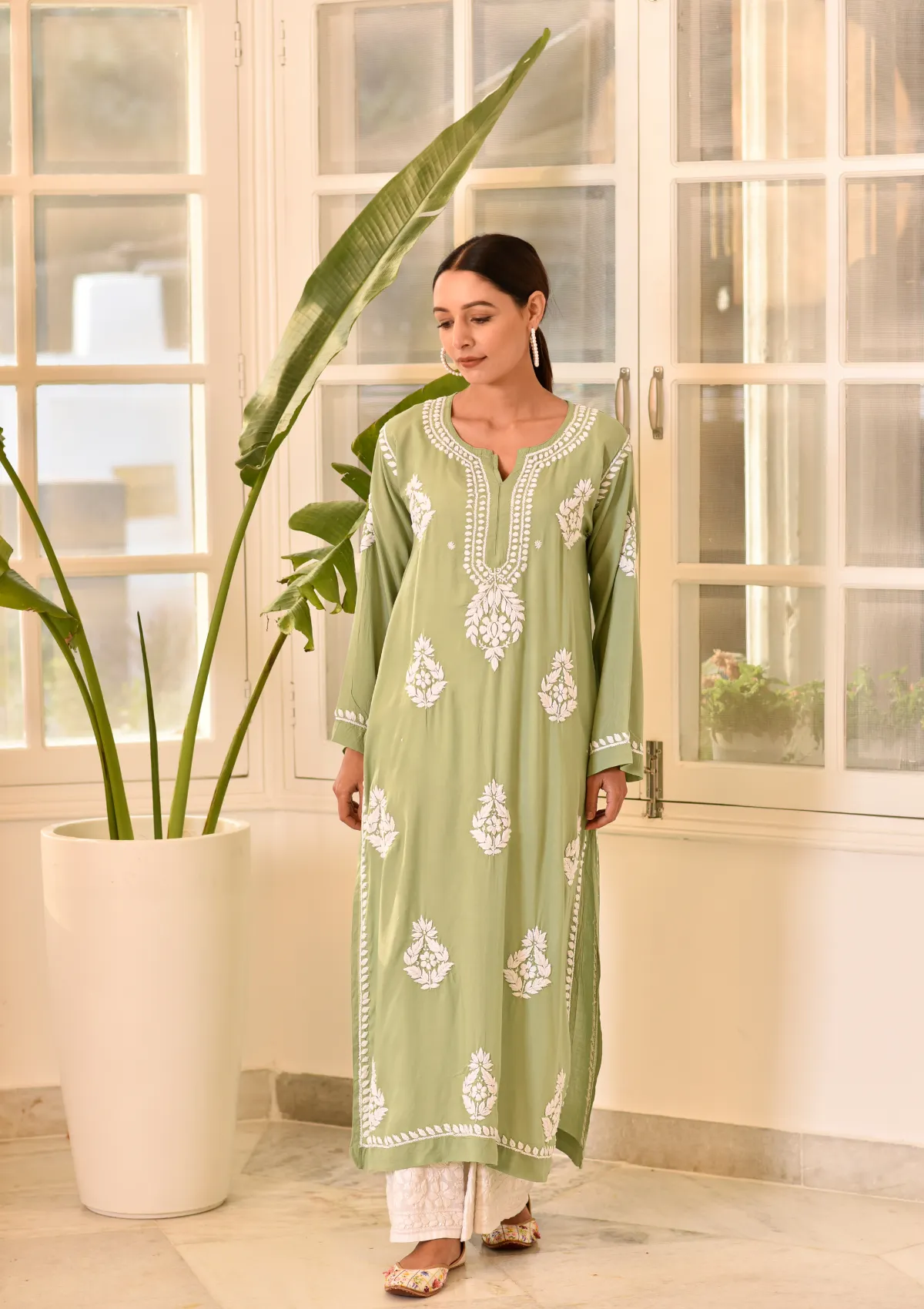 Nasira Modal Straight Kurta