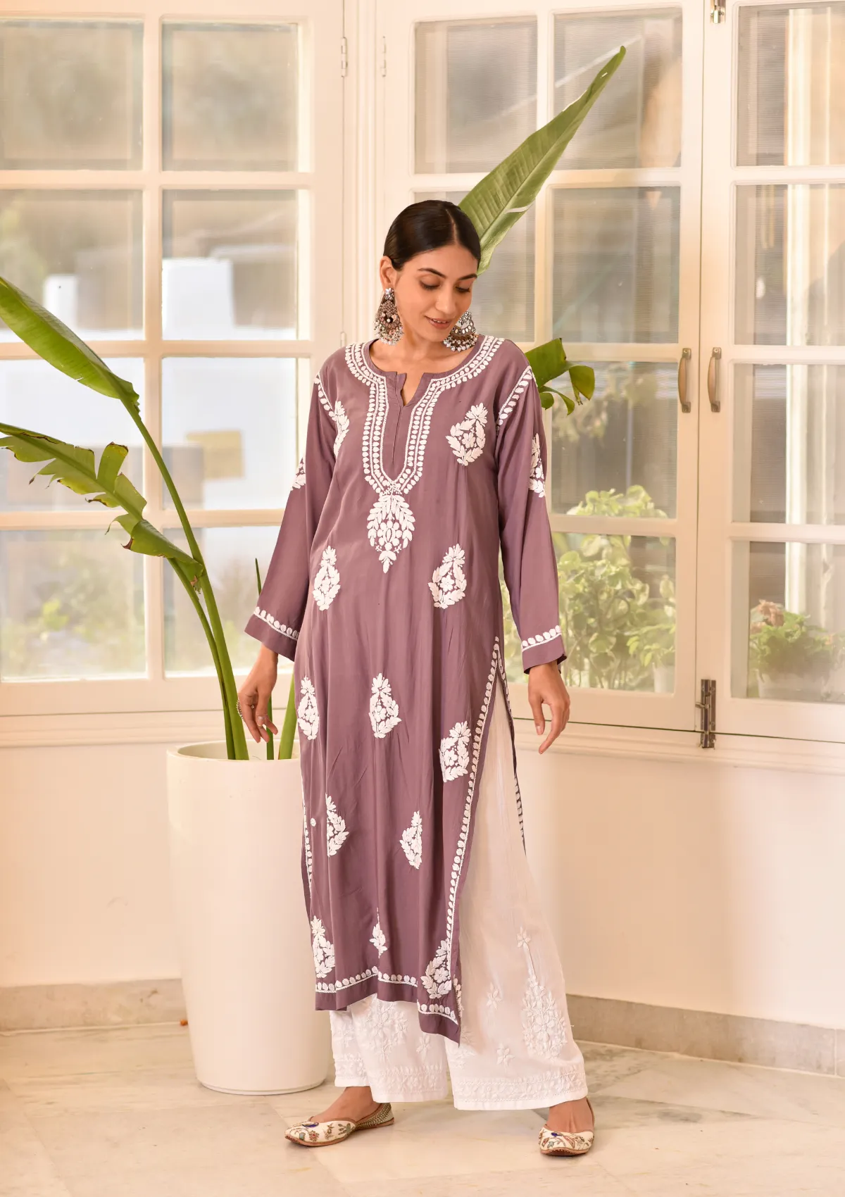 Nasira Modal Straight Kurta