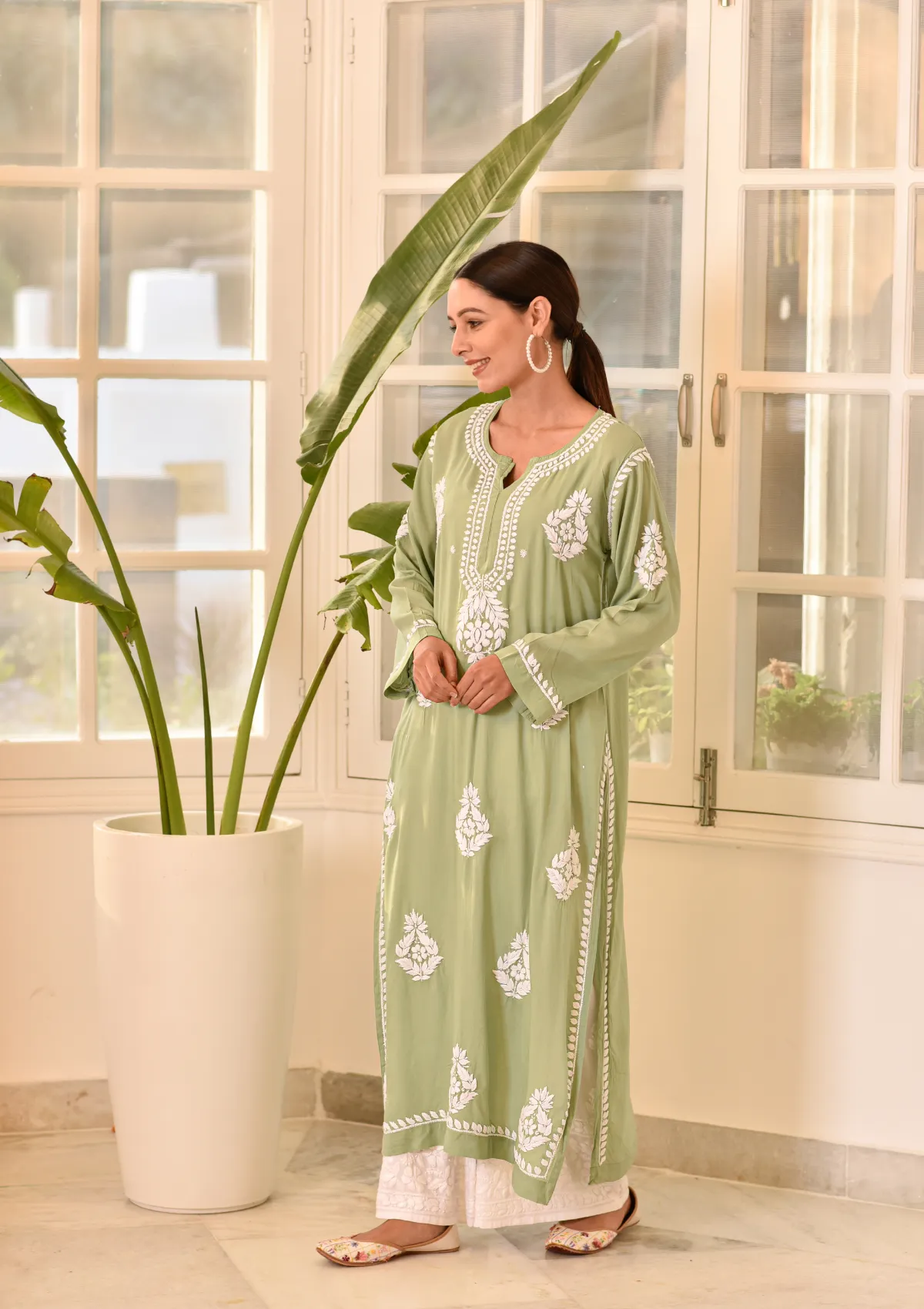 Nasira Modal Straight Kurta