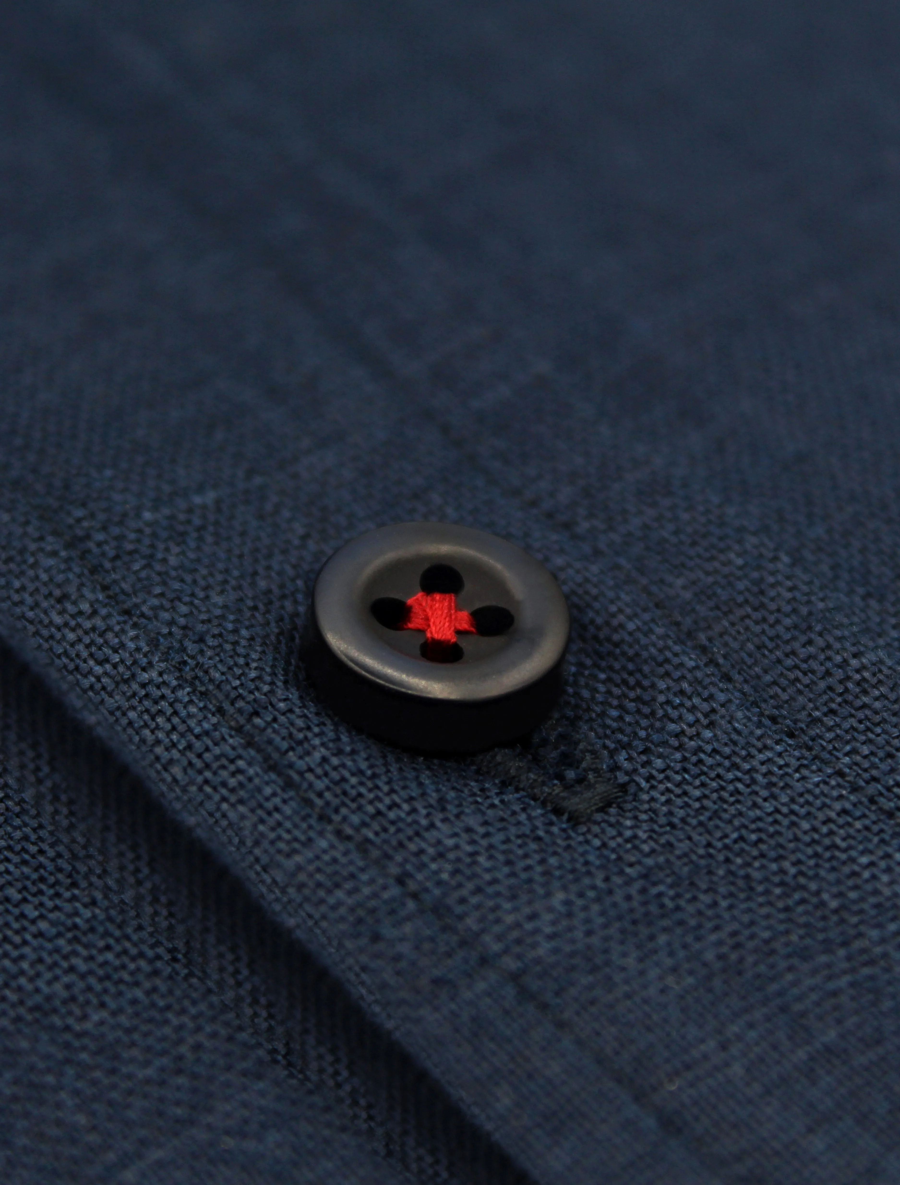 NAVY LINEN SHIRT