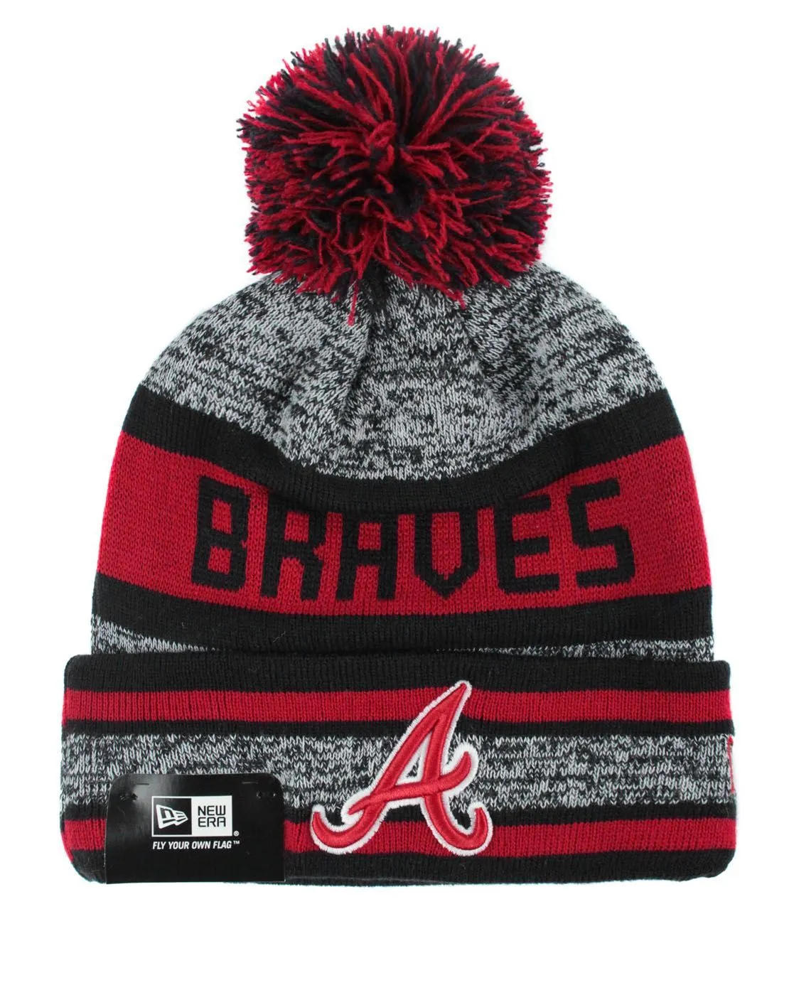 New Era MLB Atlanta Braves Block Word Knit Hat