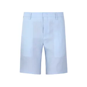 Paul Smith Linen Short in Sky Blue