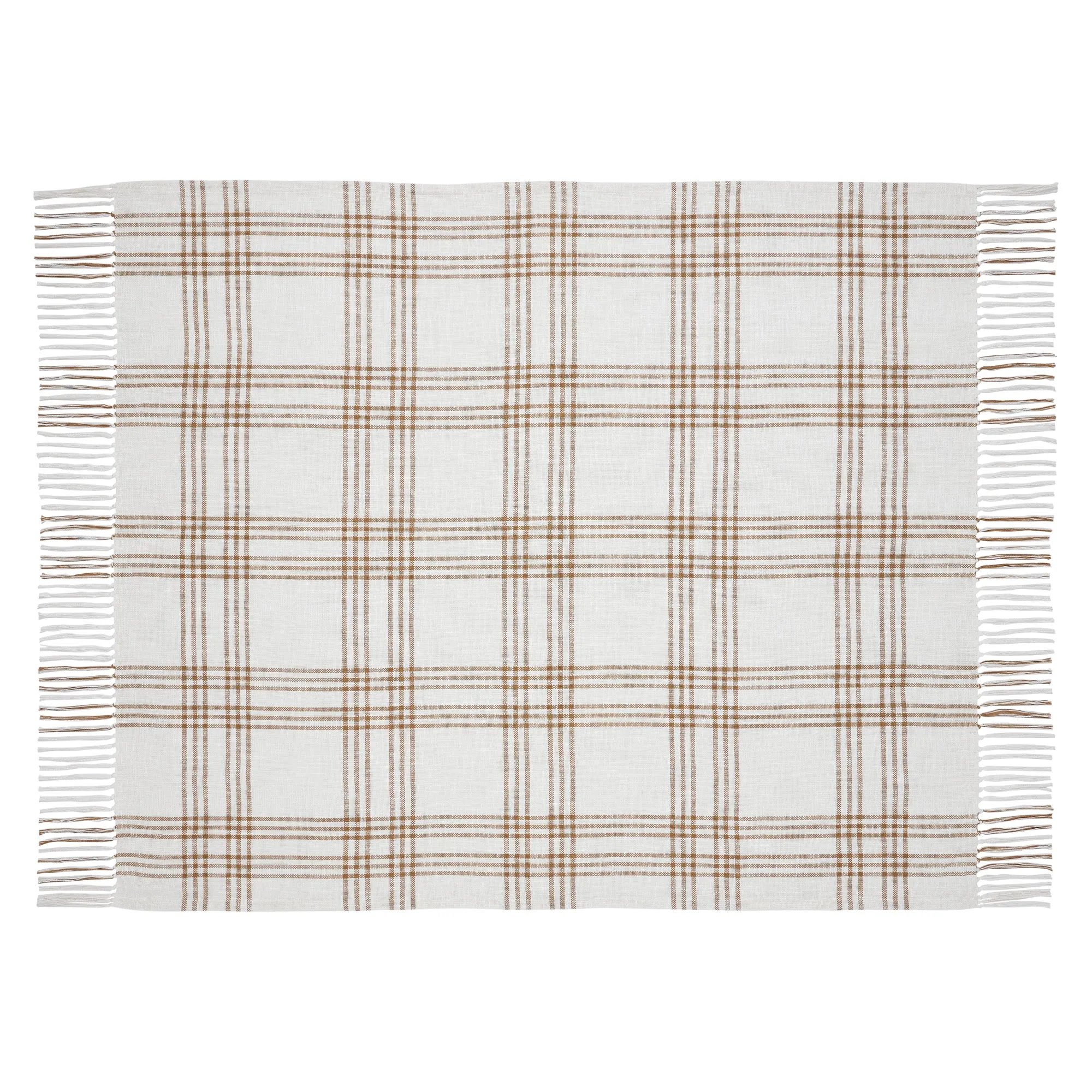 Plaid Woven Throw 50x60