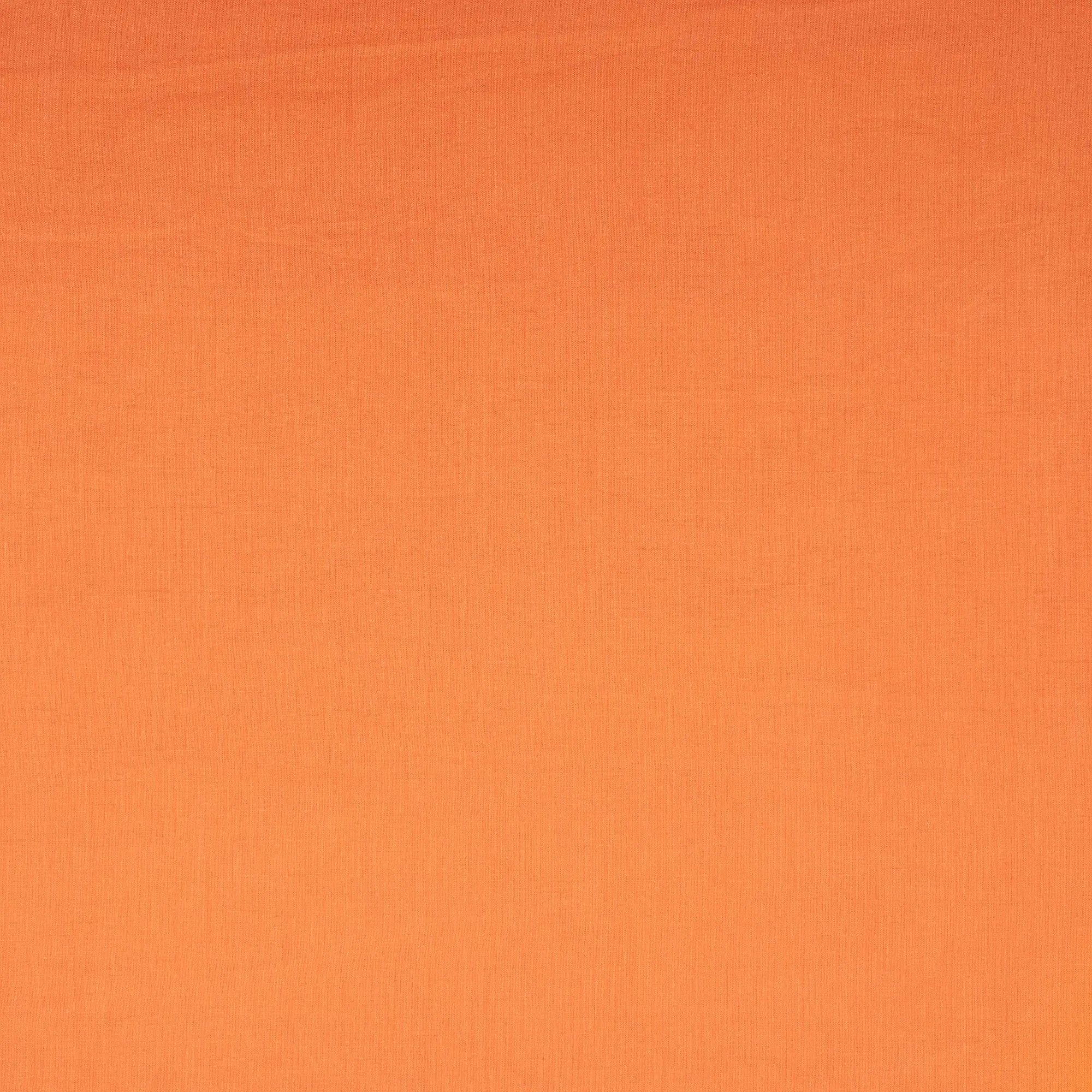 Premium Orange Pure Cotton Plain Fabric