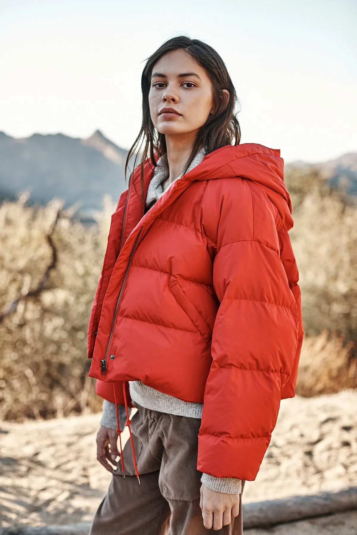 RAYLIN CROPPED PUFFER JACKET