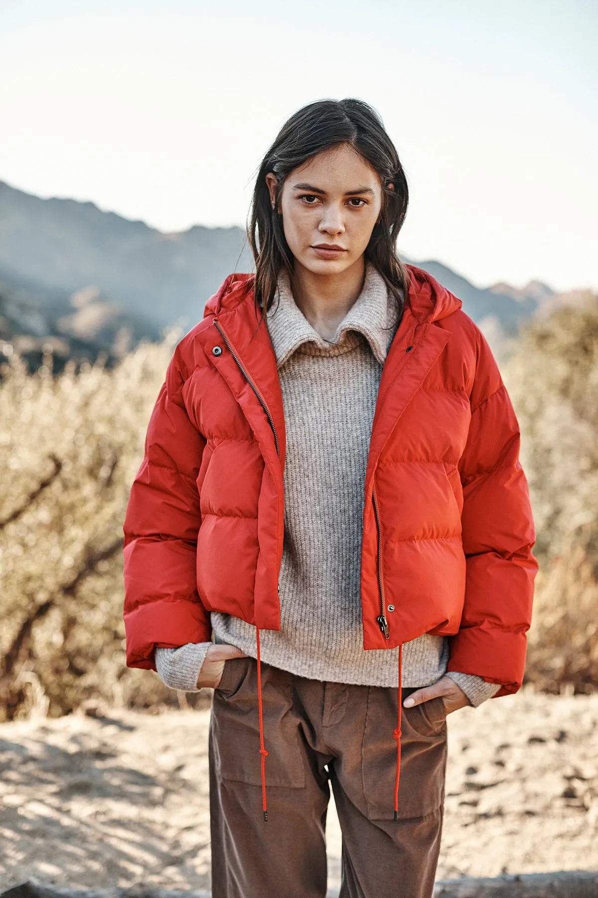 RAYLIN CROPPED PUFFER JACKET